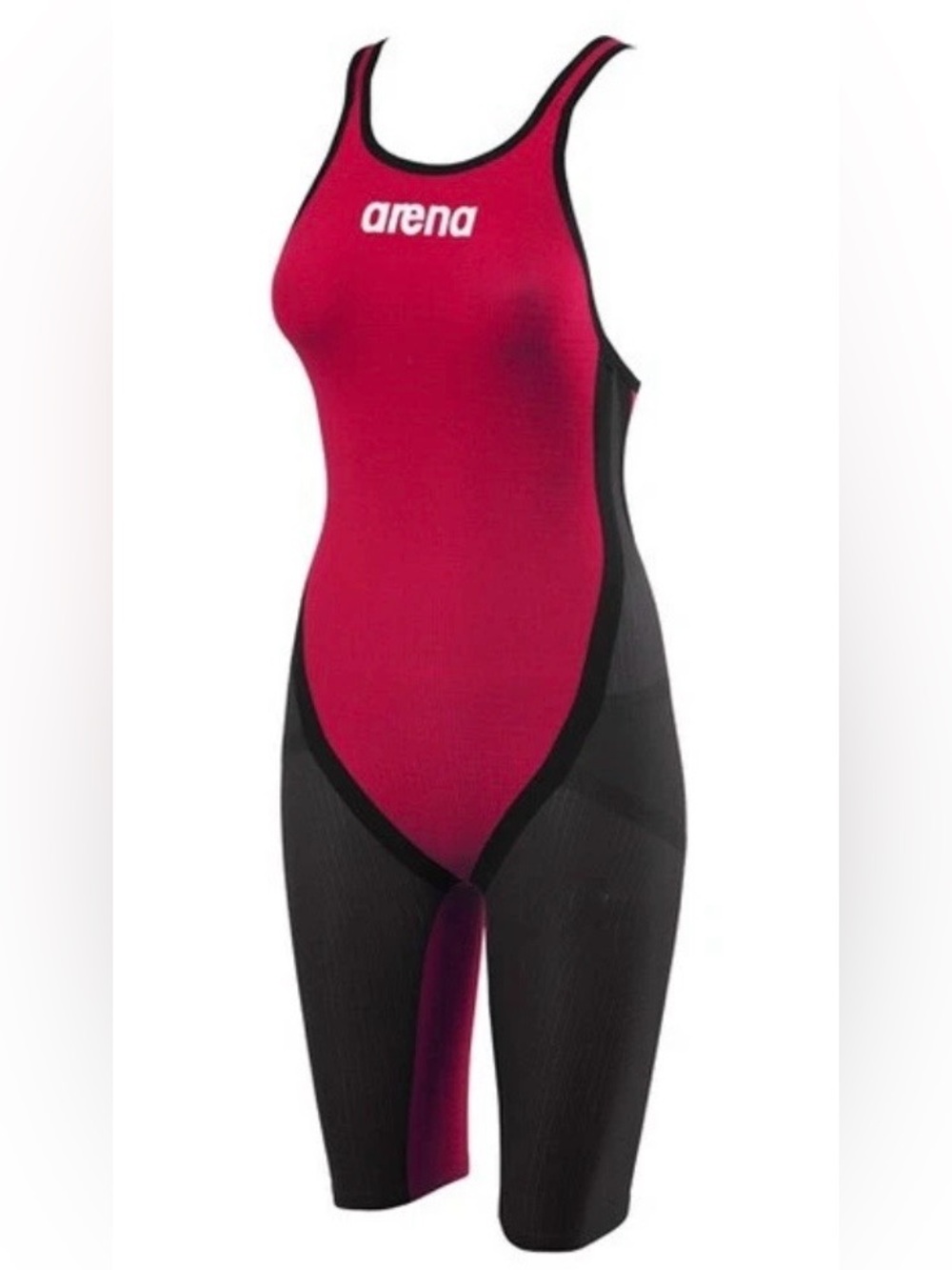 Arena NEW NWT Women’s Powerskin Carbon Flex Kneeskin Suit 26 Red Black Grey Swim